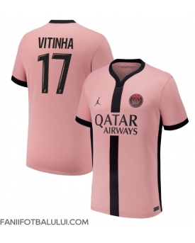 Paris Saint-Germain Vitinha #17 Tricou Fotbal Replică 2024-25 Barbati Treilea